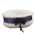 thumbnail image 2 of KYAIGUO Dog Bed/Plush Cat Bed,Round Pet Bed with Bow for Puppy and Kitten with Slip-Resistant Bottom for Small Medium Breed Dogs Indoor, 2 of 7