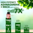 thumbnail image 4 of Suplemento De Raíz De Maca Ashwagandha-7000mg Equivalente A Base De Hierbas De Jengibre De Cúrcuma-Apoya El Estrés , El Estado De Ánimo Y La Fuerza-Cápsulas, 4 of 4
