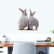 thumbnail image 5 of 1 Uds. Pegatina de dos conejitos bonitos conejos 3D pegatina extraíble para pared decoración del ho yeacher Largo, 5 of 7