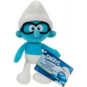 The Smurfs 7 inch Plush Set of 4 with Papa Smurf, Smurfette, Brainy and Hefty Smurfs
