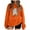 QR1-Orange, variant on VKOYWKM Womens Halloween Sweatshirts Vintage Ghostface Oversized Sweatshirt Crew Neck Long Sleeve Pullover Tops Cute Spooky Graphic Sweatshirts