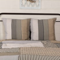 VHC Brands Ashmont Quilted Euro Sham Set of 2 26x26