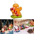 thumbnail image 4 of de Navidad Decoración Cera Oficina Té de cumpleaños Apoyos de la foto Candy Gingerbread Hombre, 4 of 9