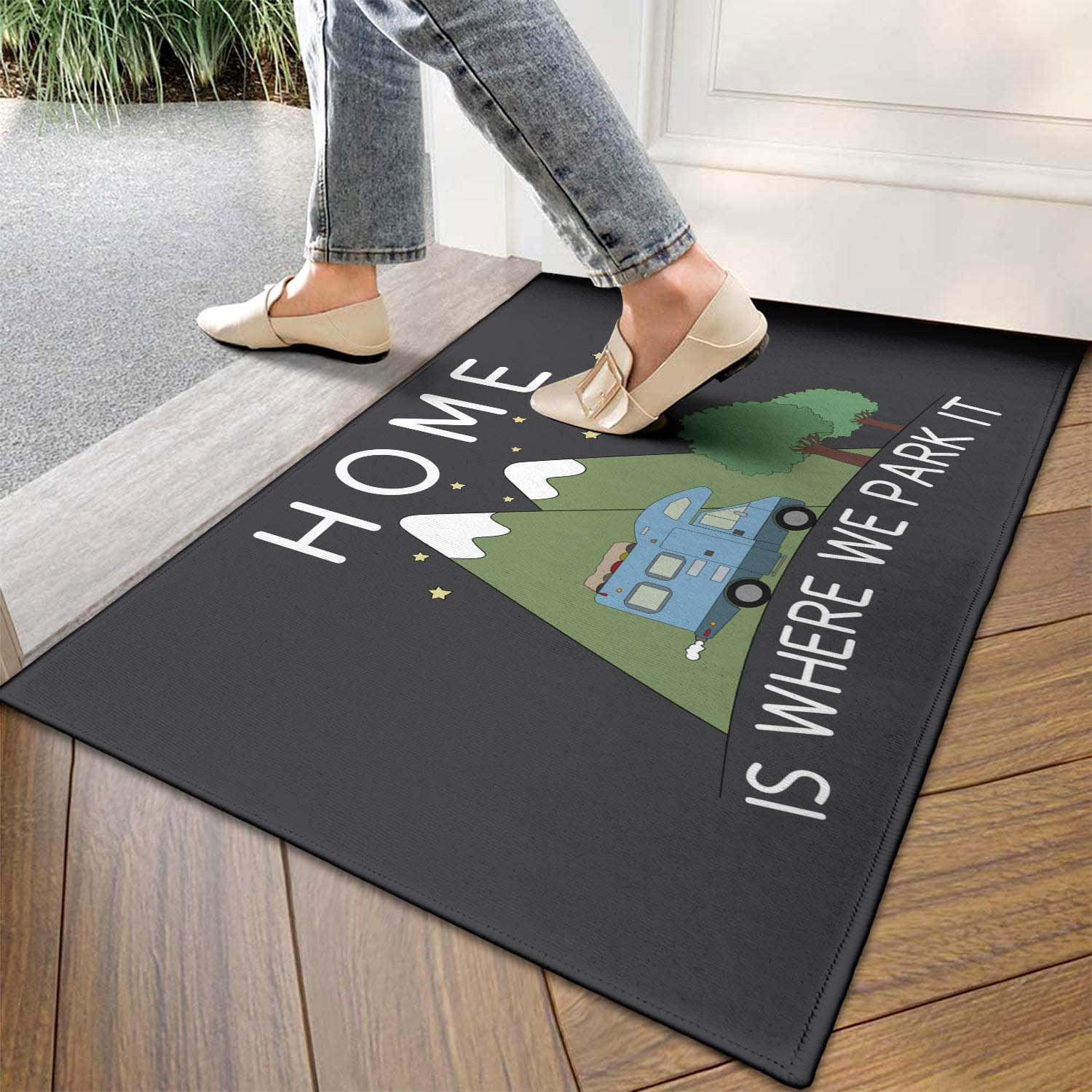 Personalized Camping Doormat, Custom RV Door Mat, Coir Welcome Mat For A  Campsite, Camping Gift, Home is Where you Park It, Class A RV Mat