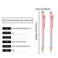thumbnail image 2 of Lunxisen 8 Pcs Stylus Pen Retractable Ballpoint for Touch Screens Office Writing Smooth Ink Professional Business Note Taking Tablet Compatible(2ml), 2 of 8