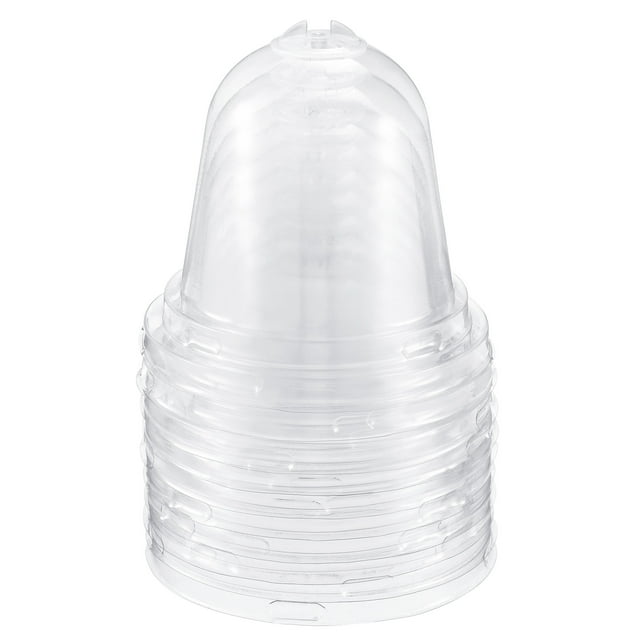 Cubierta de plástico transparente para plantas, domo redondo de 8.8 cm, 10 unidades