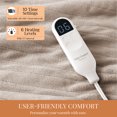 thumbnail image 3 of U by Bedsure Heated Blanket Electric Full, Flannel Electric Blanket, with 10 Time Settings, 6 Heat Settings, and 8 hrs Timer Auto Shut Off, Natural, 3 of 6