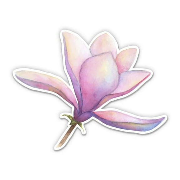 Magnolia Flower - 3" Vinyl Sticker - For Car Laptop Water Bottle Phone - Waterproof Decal