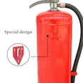 thumbnail image 3 of Raindrops  12 Pcs Bracket Holder for Fire Extinguisher Mounting Hook Tags Red, 3 of 8