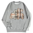 thumbnail image 1 of Sudaderas informales con estampado de oso de peluche para mujer, jersey suave de lana cómodo, Tops holgados con cuello redondo a la moda para mujer, ropa, 1 of 3