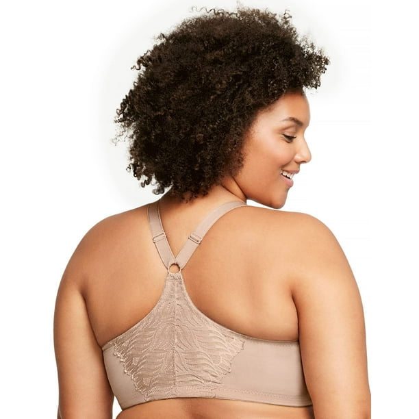 Glamorise Front-Close Cotton T-Back Wire-Free Comfort Bra & Reviews