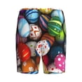 thumbnail image 4 of Rocae Easter Egg for Men's Soft Sleep Pajama Shorts, Waistband and Pockets, 4 of 9