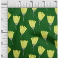 thumbnail image 1 of oneOone Silk Tabby Green Fabric Artistic Floral Fabric For Sewing Printed Craft Fabric By The Yard 42 Inch Wide, 1 of 4