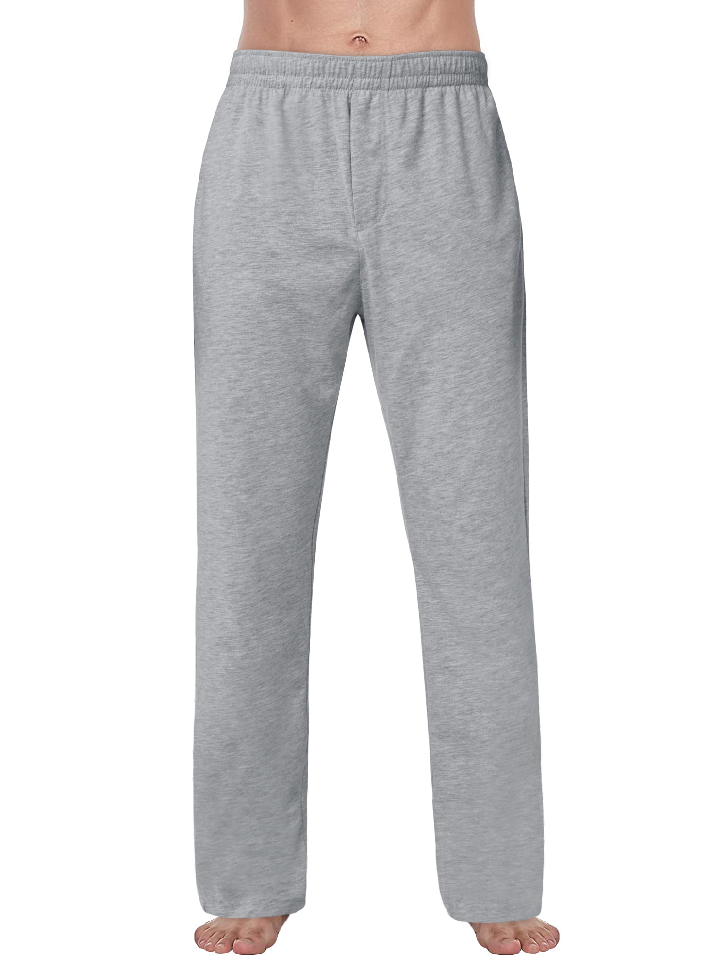 Men's Pajama Pants Pockets Cotton PJ Pajama Bottoms Sleepwear Homewear ...