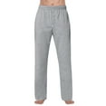 thumbnail image 5 of 2 Packs Men's Sleepwear Mens Pajama Pants Bottoms Cotton Jogger Sleep Lounge Pants Nightwear Sleepwear PJs with Drawstring Pockets, 5 of 7