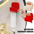 thumbnail image 3 of Daily Mix Store Funny Manual Toothpaste Squeezer Punch-free Suction Cup Dispenser Accessories Toothpaste T2T2 Clip Storage Rack Bathroom, 3 of 9
