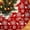 M, variant on Nkmbld Christmas Tree Skirt Double-Layer Design, 35inch Christmas Tree Bottom Decoration Tree Collar for Merry Christmas Party Snowflake Decoration, Red