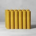 thumbnail image 2 of Velas Cera Abeja miel 12 piezas 12 cm x 2 cm Color Amarillo Dorado, 2 of 8