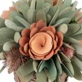 thumbnail image 6 of Northlight Wood Shaved Artificial Floral Potted Centerpiece - 7.75", 6 of 7