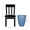 thumbnail image 5 of Mainstays River 16" x 16" x 20" Tall Round Blue Paradise 100% Recycled Resin Planter, 5 of 5