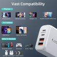 thumbnail image 3 of Bloque de cargador USB C Kuewtya de 40 W, paquete de 2, 4 puertos tipo C, 3 of 5