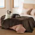 thumbnail image 1 of Manta Impermeable Bedsure para Cama Sherpa Fleece Twin Marrón, 1 of 8