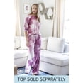 thumbnail image 7 of Hello Mello Dyes The Limit Soft Pajama Lounge Pants - NOT A SET, Orchid Medium/Large (Women's), 7 of 7