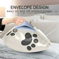 thumbnail image 4 of Yayeee Pillowcase King Size Set of 2 Satin Wrinkle Resistant Pillow Case, Cute Cat Paw, 4 of 7