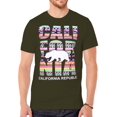 thumbnail image 1 of Camiseta Tribal de manga corta de la República de California para hombre - Olive - Medium Gravity Trading Camiseta de manga corta, 1 of 1