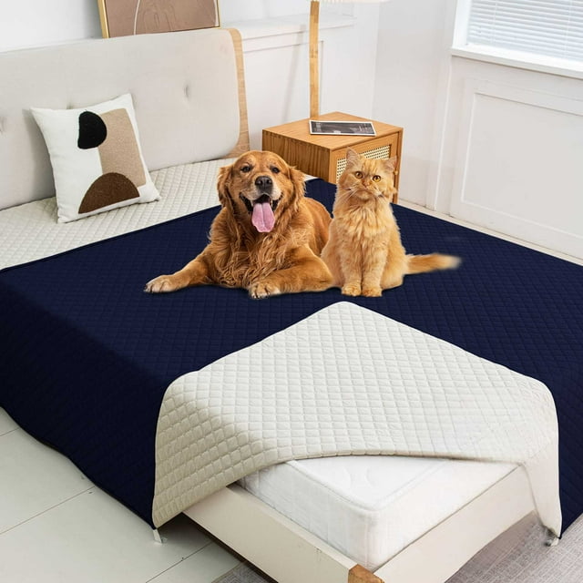 Protège-meubles Lavable Couverture pour Animaux de Compagnie pour Chiens et Chats Housse de Sofa Canapé Durable Design Réversible Usage Intérieur