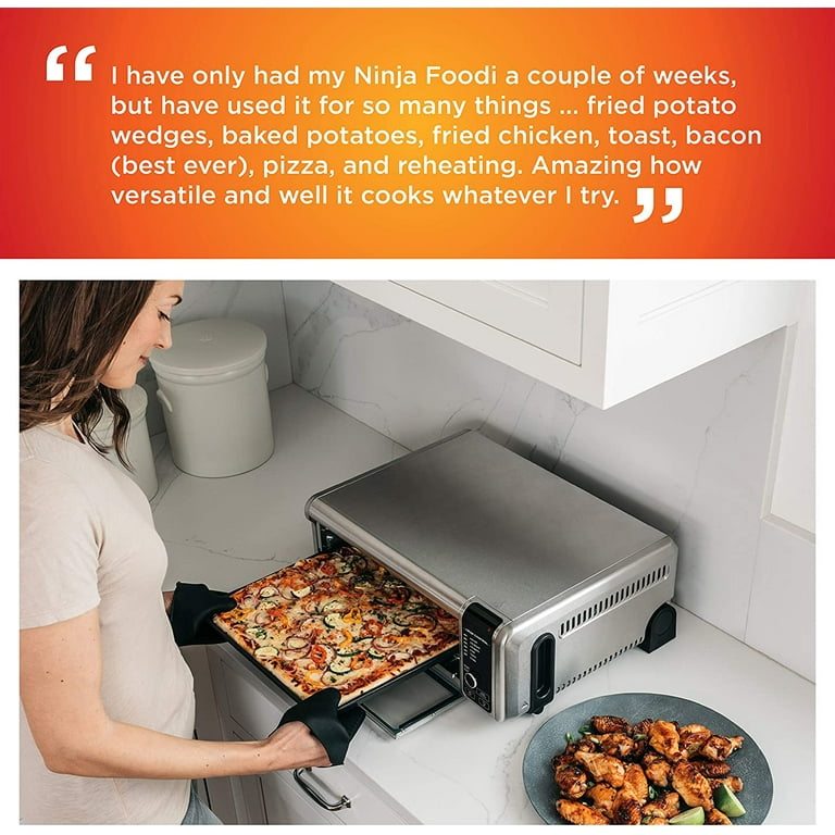 Restored Ninja Foodi 6-in-1 Digital Air Fry, Large Toaster Oven