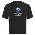 thumbnail image 2 of Men's Levelwear  Black Buffalo Sabres Team Surge Luxe Signature Knit T-Shirt, 2 of 3