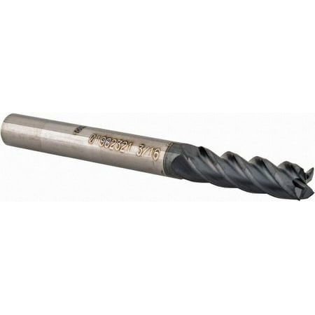 

Accupro 3/16 5/8 LOC 3/16 Shank Diam 2 OAL 4 Flute Solid Carbide Square End Mill