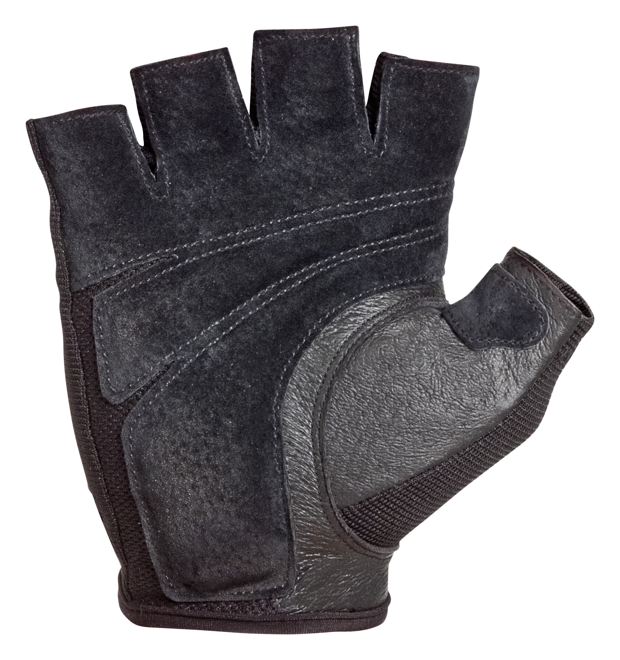 Harbinger Power Training Gloves - Unisex, Padded Leather Palm, Adjustable Wrist Strap