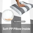 thumbnail image 2 of HONEY HOME 2 Pack Outdoor Pillows, Waterproof & Fade-Resistant Patio Cushions for Garden, Porch, Poolside, 2 of 7