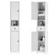 thumbnail image 1 of Yeshouse Armario de baño alto y estrecho, 160 cm (66,9"), pequeño armario de almacenamiento para baños y espacios reducidos | Organizador independiente resistente al agua para baño, cocina y pasillo, 1 of 7