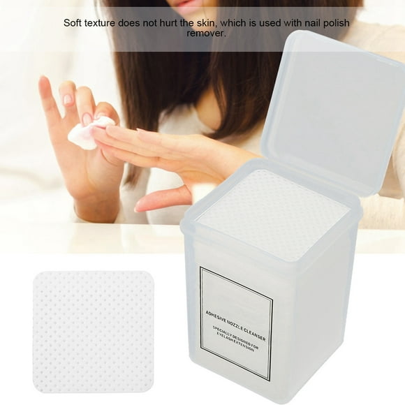 Almohadilla de algodón para uñas, Limpiador de gel para manicura, Limpiador de Pelusas, almohadilla de algodón