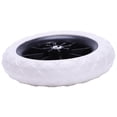 thumbnail image 3 of 4 Pcs Design Roue Chaude Chariot Bagages Voyageurs Roues 15.8 x 3.4 cm - Noir & Blanc, 3 of 8
