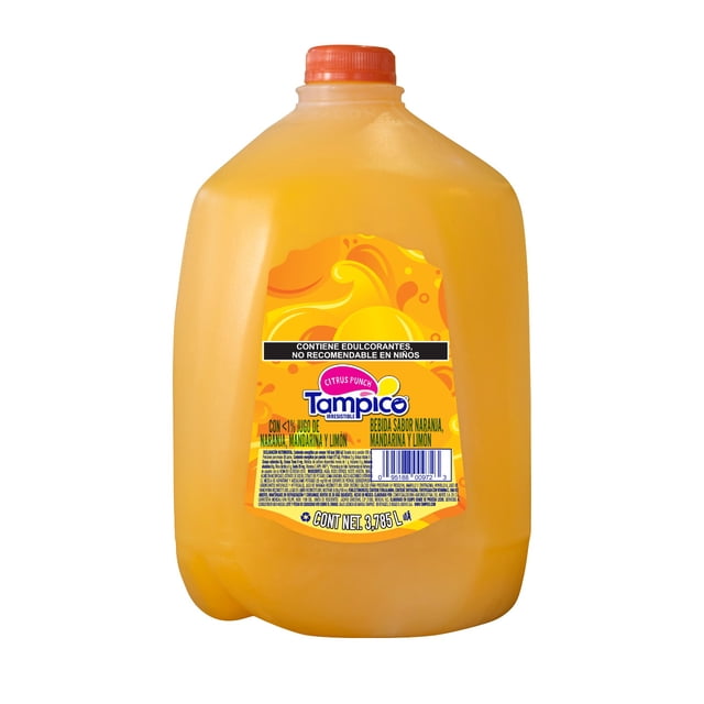 Bebida Tampico Citrus Punch sabor naranja, mandarina y limón 3.79 l