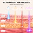 thumbnail image 4 of Morfone Led Face Mask, 4 Modes Red Light Mask for Face, LED Facial Mask with Timer, Home & Travel Skincare (Pink), 4 of 11