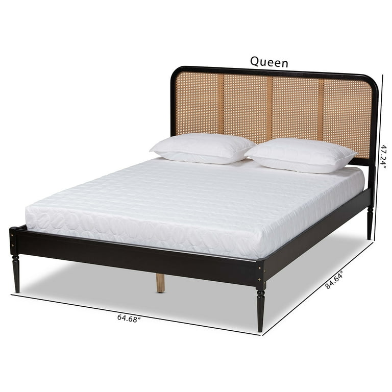 Baxton Studio Elston Mid-Century Modern Charcoal Finished