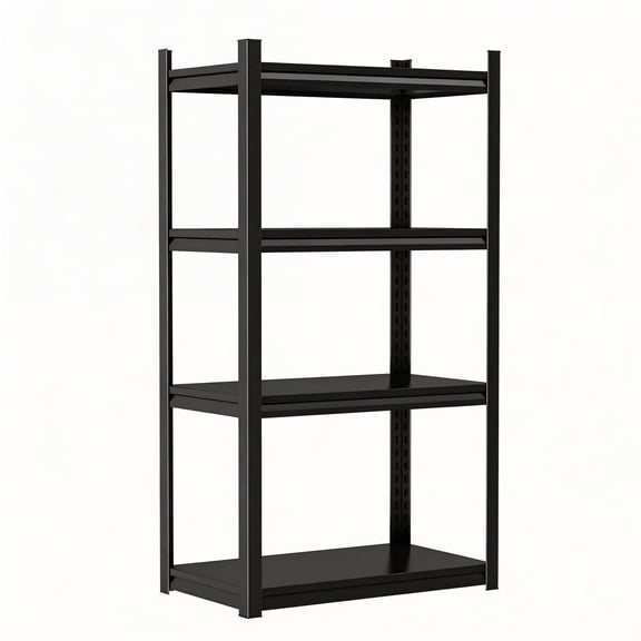 Heavy Duty 5 Tier Metal Storage Rack, Adjustable Utility Shelving Units with Thickened Boards, Multipurpose Storage Shelves for Kitchen Garage Home Commercial