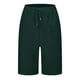 thumbnail image 4 of MKLEKYY Pantalones Cortos Para Mujer, Moda Femenina, Lisos, Con Bolsillos Grandes, Elásticos, Casuales, Capris Con Bolsillos, 4 of 4