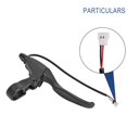 thumbnail image 3 of Electric Scooter Brake Lever For Hx X9 Brake Handle Clutch Levers With Bell Right, 3 of 10