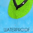 thumbnail image 3 of HUGGOES Basil Natural Rubber Comfort Flip Flops for Women - Green/Black, 3 of 7