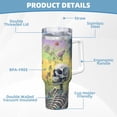 thumbnail image 5 of Pofeuu Flower Butterfly Skull Couple Print 40oz Ice Bully With Handle And Straw Stainless Steel Vacuum Insulated Cup And 2 In 1 Straw Lid, 5 of 8