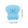 thumbnail image 4 of Unique Bargains 1 Pc Silicone Facial Cleansing Brush Octopus Shape 2.01"x2.09" Deep Blue, 4 of 6