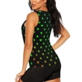 thumbnail image 3 of Gukieu Poker Shapes Print Women's Quick-drying Fitness Vest, Round Neck Sleeveless Fitness T-shirt, Suitable for Yoga, Sports-Large, 3 of 7