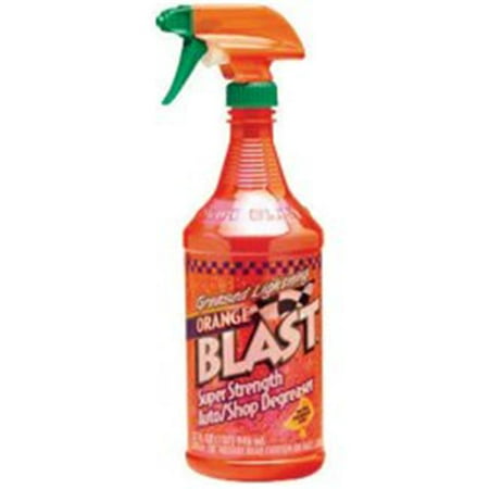 Home Care Labs GRL1060AM Greased Lightning Orange Blast Cleaner for Grease, Grime & Stains, 32 oz Spray Bottle - Pack of