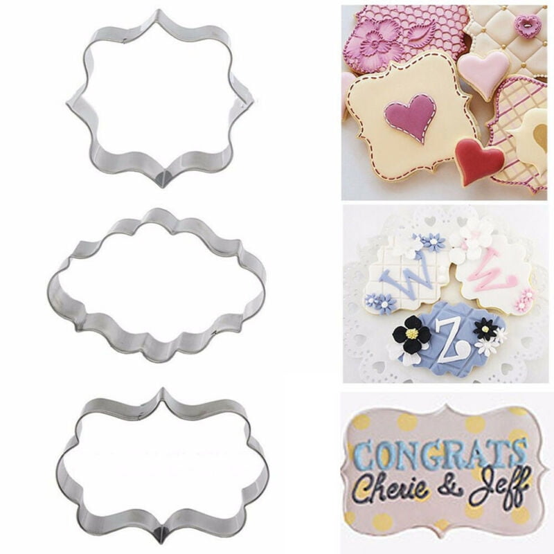 Set of 6 & Fondant Dusting Cup Dust & Store Wilton Fondant Plaque Cut Outs Set of 6 & Fondant Dusting Cup Dust & Store Wilton Fondant Plaque Cut Outs